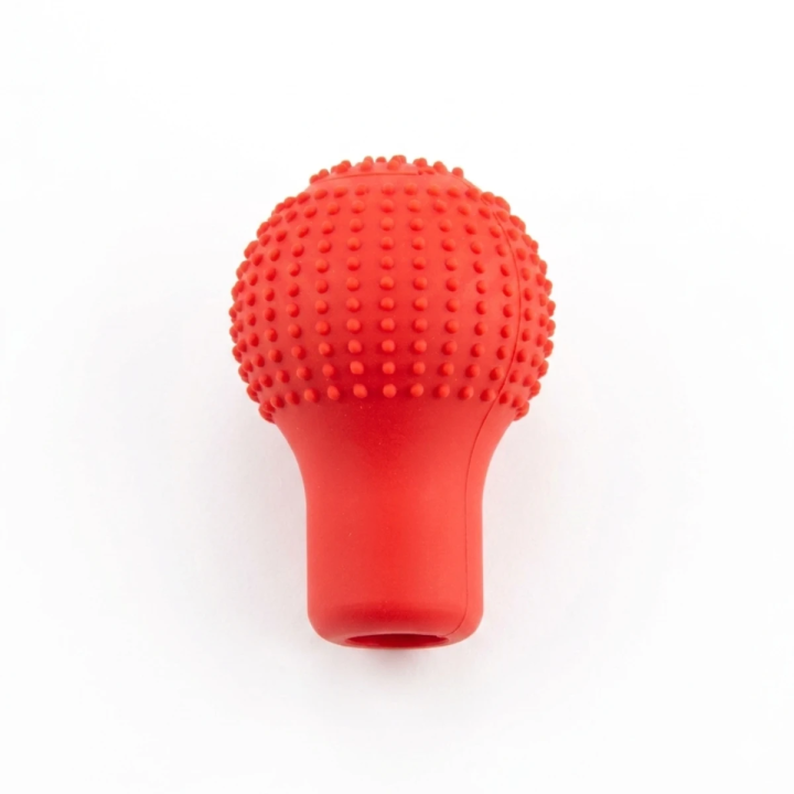 Couvre Pommeau de Levier de Vitesse en Silicone Antidérapant – Protection Embout Sélecteur – Noir / Rouge / Gris