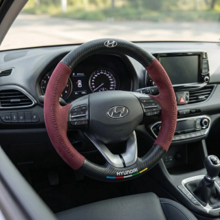 Cache Volant Sport Carbone Hyundai Rouge Noir | Tunisie