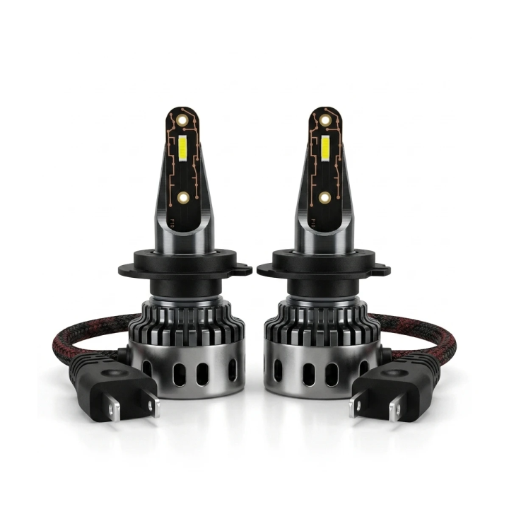 Kit d'Ampoules LED Dragon V8 – Phare Automobile Haute Luminosité – Temperature Lamp Voiture