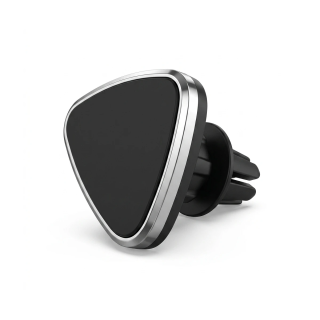 Support Téléphone Magnétique Voiture – Fixation Grille d'Aération – Rotation 360° – Universel