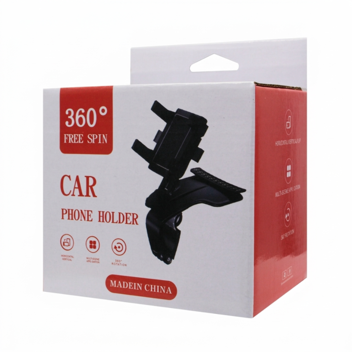 Support Téléphone Voiture Universel Rotation 360° | DSK Auto Tunisie