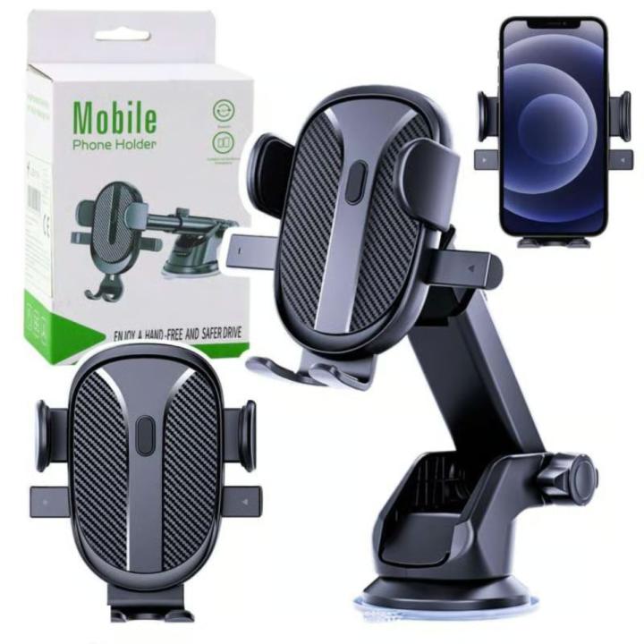 Support Téléphone Voiture Automatique 360° Ventouse Ultra Stable | DSK Auto Tunisie